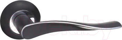 Ручка дверная Ренц Модена / INDH 427-08 B/CP (черный/хром блестящий)