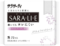 Прокладки ежедневные Kobayashi Sarasaty Sara С ароматом белых цветов (72шт) - 