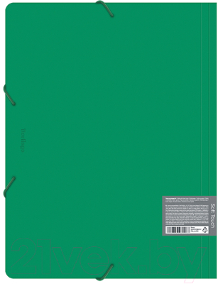 Папка для бумаг Berlingo Soft Touch / FB4_A4983 (зеленый)
