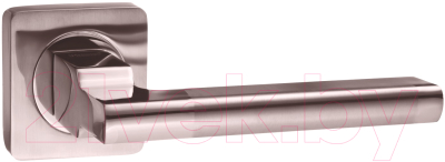 Ручка дверная Ренц Рим / INDH 53-02 SN/NP (никель матовый/никель блестящий)