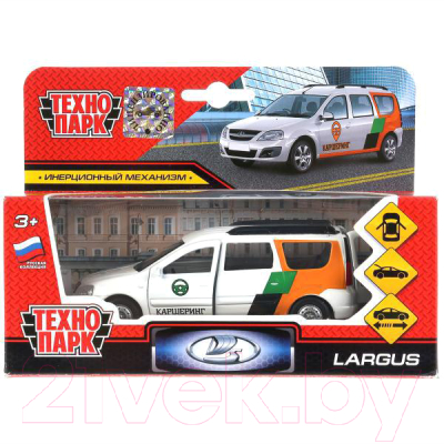 Автомобиль игрушечный Технопарк Lada Largus Каршеринг / SB-16-47-CS-WB
