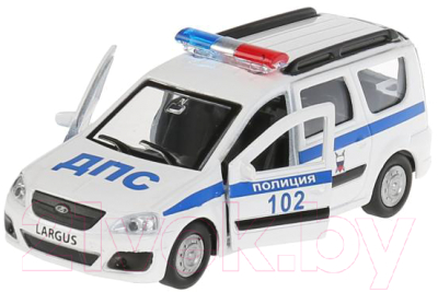 Автомобиль игрушечный Технопарк Lada Largus Полиция / SB-16-47-P(W)-WB