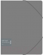 Папка для бумаг Berlingo Soft Touch / FB4_A4985 (серый) - 
