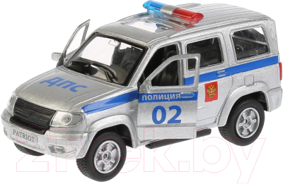 Автомобиль игрушечный Технопарк UAZ Patriot Полиция / SB-17-81-UP-P-WB