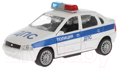 Масштабная модель автомобиля Технопарк Lada Kalina ДПС / CT-1049WB-10