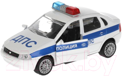 Масштабная модель автомобиля Технопарк Lada Kalina ДПС / CT-1049WB-10