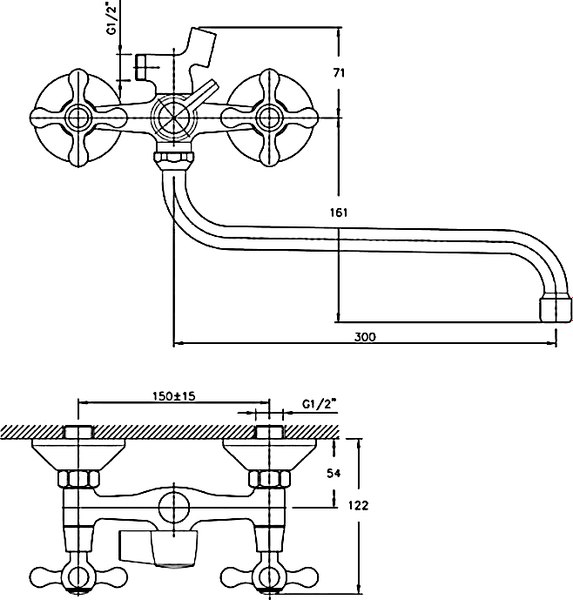Смеситель Haiba HB2208