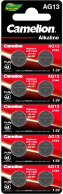 Комплект батареек Camelion Mercury Free AG13-BP10 / 12821