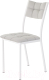 Стул AMC Comfort 3К6.6 (кожзам серый/белый) - 