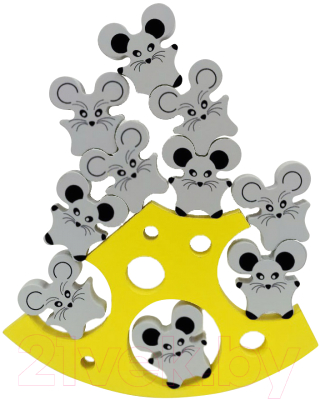 Развивающий игровой набор Baby Toys Мышиные качели / 02382