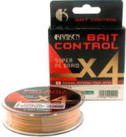 

Леска плетеная Kraken, Bait Control 4X 125м 0.26мм