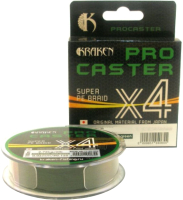 

Леска плетеная Kraken, Procaster 4X 100м 0.08мм