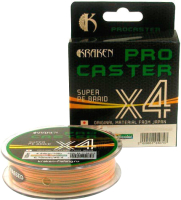 

Леска плетеная Kraken, Procaster 4X 100м 0.16мм