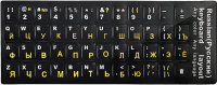 Наклейки для клавиатуры Gembird Jet Stiker 2 (черный) - 
