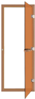 Стеклянная дверь для бани/сауны Sawo 7/19 с порогом / 730-4SGD (бронза) - 