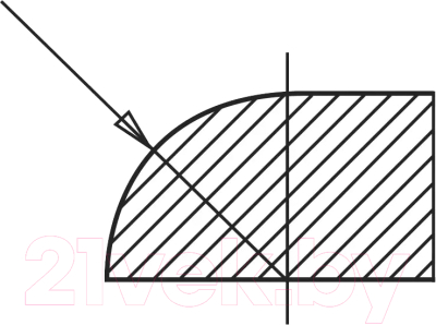 Фреза БЕЛМАШ 125x32x7мм / RF0026AVKR (правая)