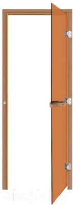 Стеклянная дверь для бани/сауны Sawo 7/19 правая / 730-3SGА (бронза)
