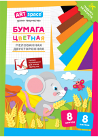 

Набор цветной бумаги ArtSpace, Мышка / Нб8-8мдв_28796