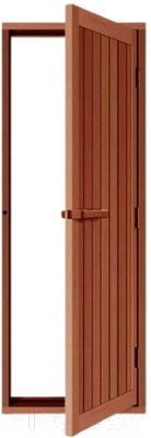 Деревянная дверь для бани Sawo 70x204 с порогом / 734-4SD (кедр)