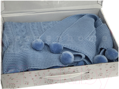 Плед для малышей Karven Детский 90x115 / D035 V1 (голубой)