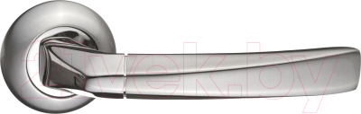 Ручка дверная Ренц Фуроре / INDH 11-08 SC/CP (хром матовый/хром блестящий)