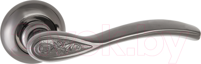 Ручка дверная Ренц Флория / INDH 17-08 BN (черный никель)