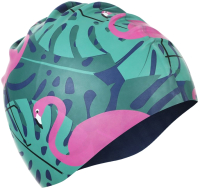 Шапочка для плавания Onlytop Фламинго с пальмами / 7316254 - 