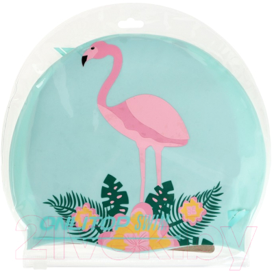 Шапочка для плавания Onlytop Фламинго на цветке / 7316252