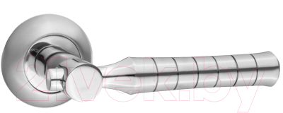 Ручка дверная Ренц Гарсия / INDH 87-08 SN/NP (никель матовый/никель блестящий)