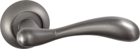 Ручка дверная Ренц Розаро / INDH 89-08 MBN (матовый черный никель) - 
