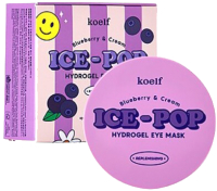 Патчи под глаза Koelf Blueberry&Cream Ice-Pop Hydrogel Eye Mask (60шт) - 