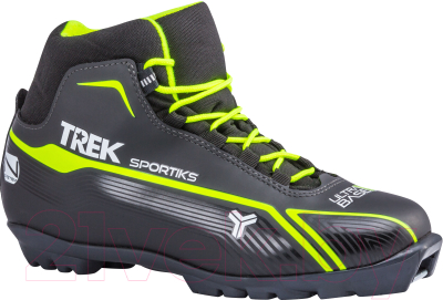 Ботинки для беговых лыж TREK Sportiks 1 S (черный/лайм, р-р 37)
