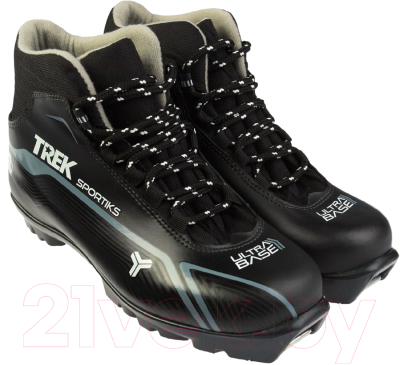 Ботинки для беговых лыж TREK Sportiks 4 N (черный/серый, р-р 38)