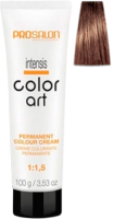Крем-краска для волос Prosalon Professional Color art Permanent colour cream 6/03 (100мл, темный бежевый блондин) - 