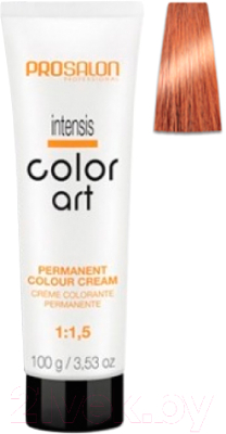 Крем-краска для волос Prosalon Professional Color art Permanent colour cream 9/04 (100мл, светлый медный блондин)