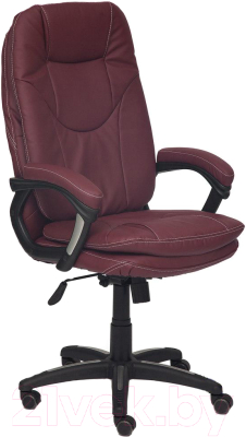 Кресло офисное Tetchair Comfort экокожа (бордовый)
