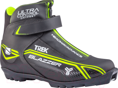 Ботинки для беговых лыж TREK Blazzer Control 1 N (черный/лайм, р-р 45)