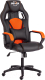 Кресло геймерское Tetchair Driver кожзам/ткань (черный/оранжевый) - 