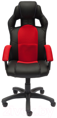 Кресло геймерское Tetchair Driver экокожа/ткань (черный/красный)