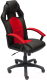 Кресло геймерское Tetchair Driver экокожа/ткань (черный/красный) - 