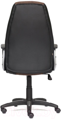 Кресло офисное Tetchair Inter кожзам/ткань (черный/коричневый/бронзовый)