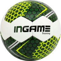 Футбольный мяч Ingame Training IFB-129 (белый/зеленый) - 