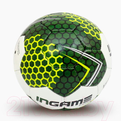 Футбольный мяч Ingame Training IFB-129 (белый/зеленый)