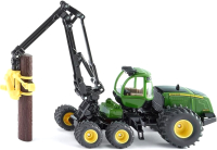 

Трактор игрушечный Siku, John Deere с захватом для бревен / 1994