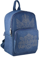 Школьный рюкзак Феникс+ Узоры / 46673 (голубой) - 