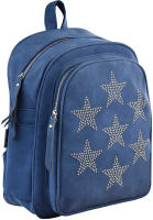 Школьный рюкзак Феникс+ С заклепками звездами / 48371 (синий) - 