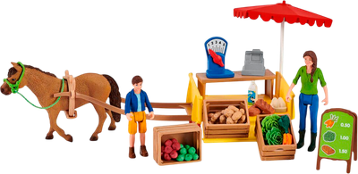 Игровой набор Schleich Мобильный прилавок Солнечный день / 42528 -