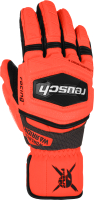 Перчатки лыжные Reusch Worldcup Warrior Gs / 6211111-7809 (р-р 10, Black/Fluo Red) - 