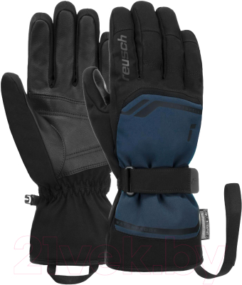Перчатки лыжные Reusch Primus R-Tex Xt / 6201224-7787 (р-р 9.5, Black/Dress Blue)