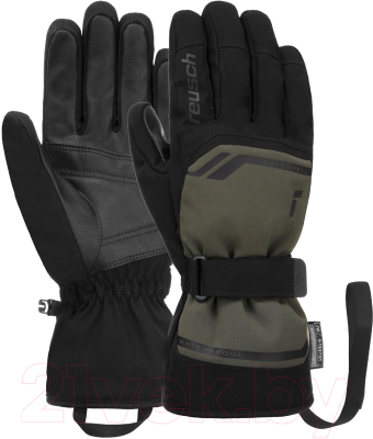 Перчатки лыжные Reusch Primus R-Tex Xt / 6201224-5710 (р-р 7.5, Burnt Olive/Black)